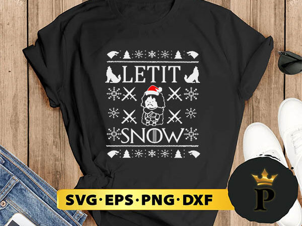 John snow let it snow svg, merry christmas svg, xmas svg png dxf eps vector clipart