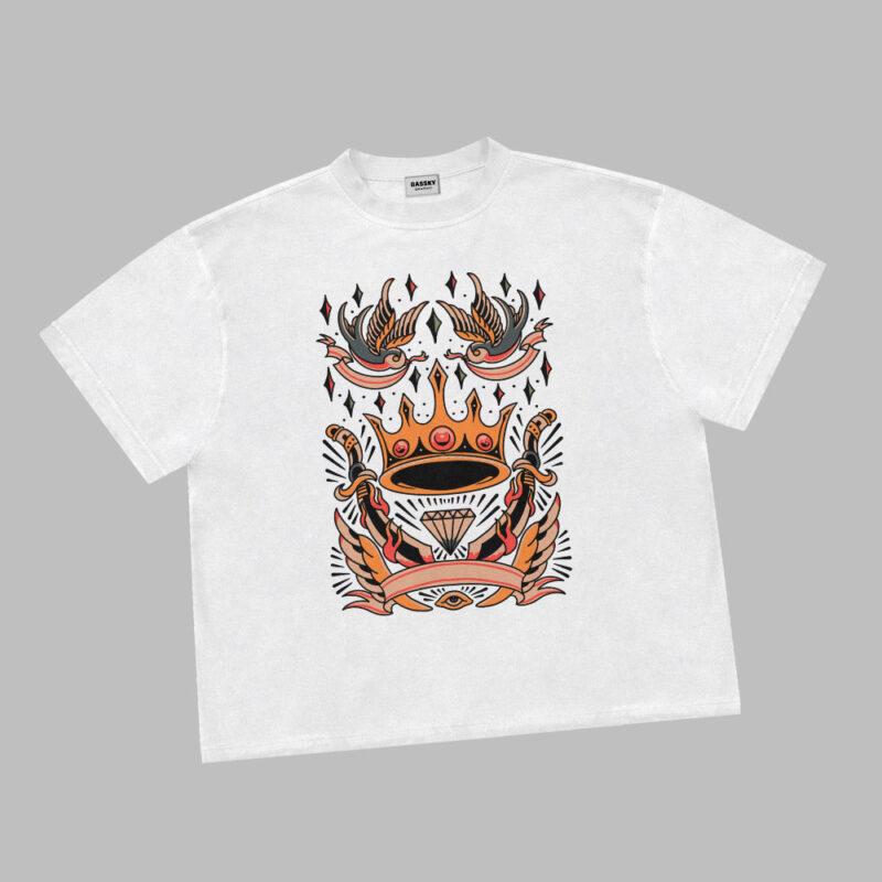 t-shirt vector oldschool tattoo style design mega bundle