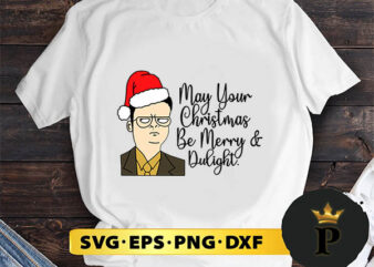 may your christmas be merry SVG, Merry Christmas SVG, Xmas SVG PNG DXF EPS