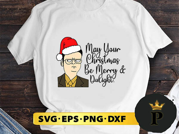 May your christmas be merry svg, merry christmas svg, xmas svg png dxf eps t shirt designs for sale