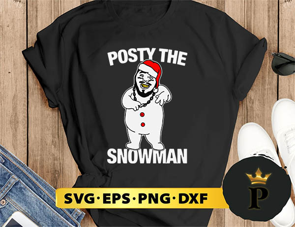 posty the snowman SVG, Merry Christmas SVG, Xmas SVG PNG DXF EPS