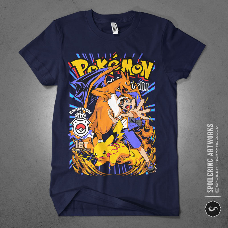 20 populer christmas pokemon tshirt design bundle illustration