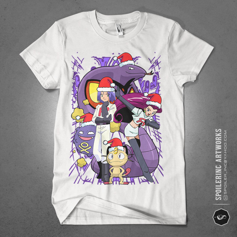 20 populer christmas pokemon tshirt design bundle illustration