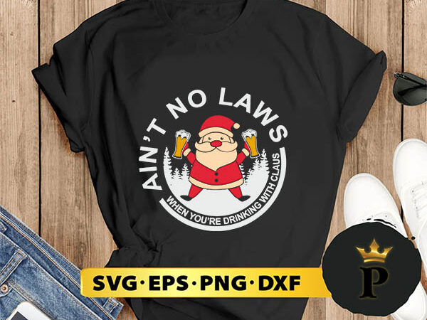 Santa drink beer svg, merry christmas svg, xmas svg png dxf eps t shirt template vector