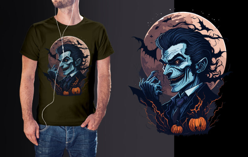 Scarry Vampure Halloween SKull