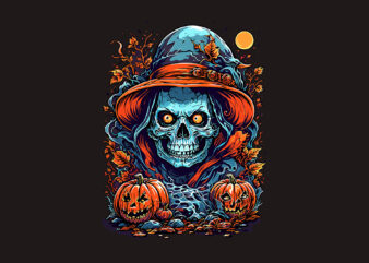 Skull Halloween Ghost