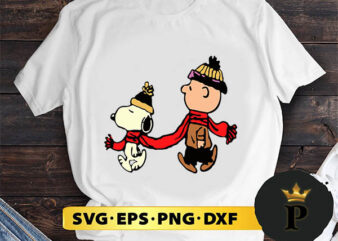 snoopy and charlie brown christmas SVG, Merry Christmas SVG, Xmas SVG PNG DXF EPS t shirt template vector