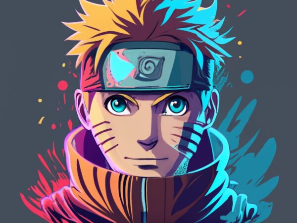 Naruto render, Naruto illustration png