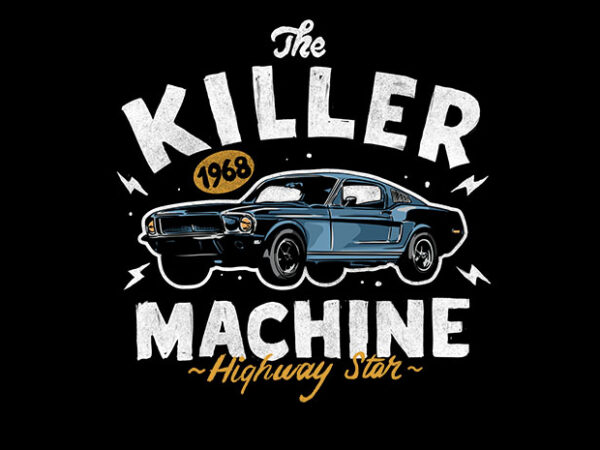 The killer machine t shirt designs for sale