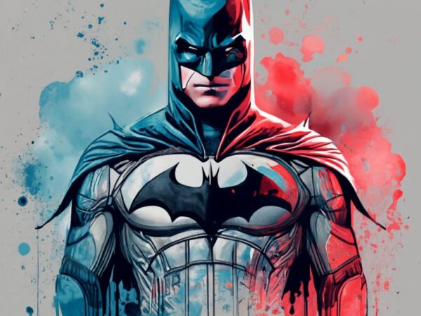 T-shirt design, robert pattinson batman .watercolor splash png file