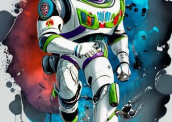 t-shirt design, buzz lightyear PNG File