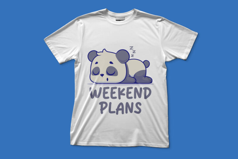 Weekend Plans| T-shirt design for sale