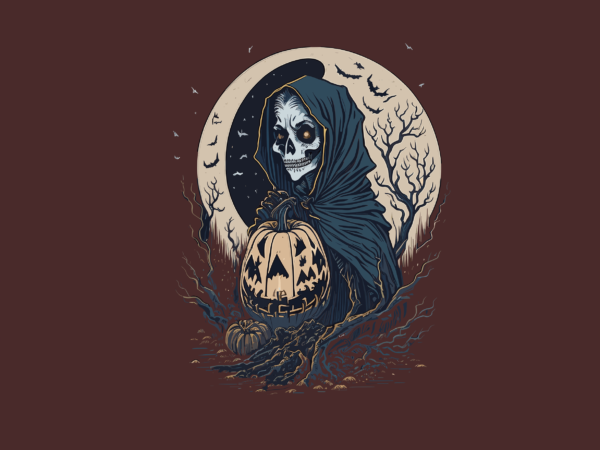 Spooky witches witch lantern halloween tshirt design