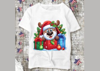 Christmas Peeking Sublimation