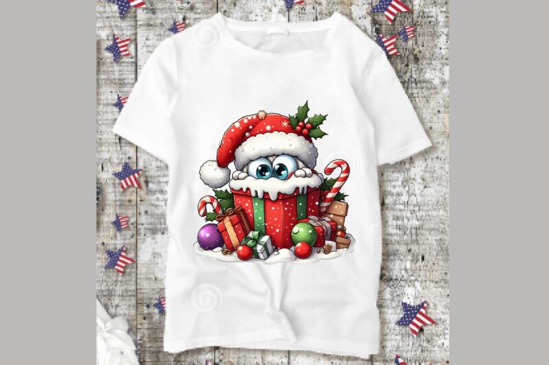 Christmas Peeking T-Shirt