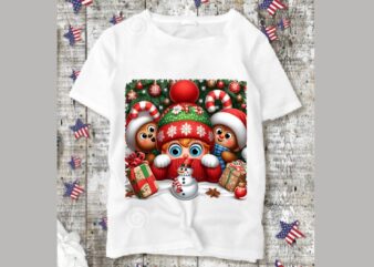 Christmas Peeking T-Shirt
