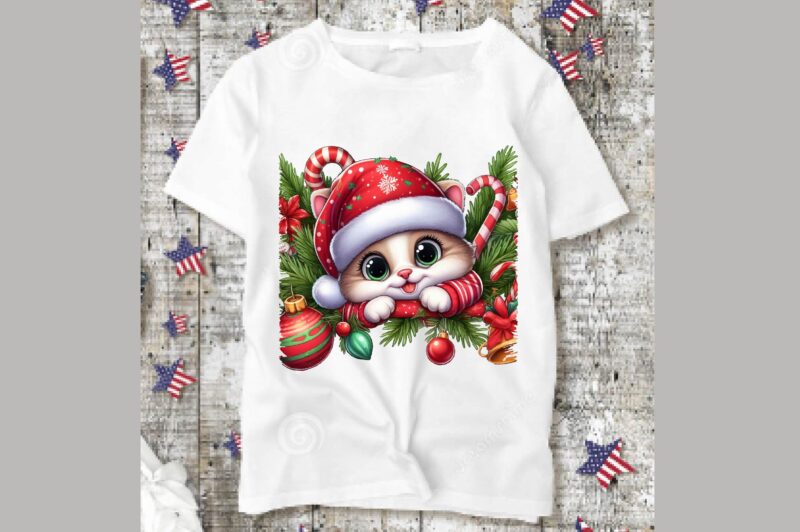 Christmas Peeking T-Shirt