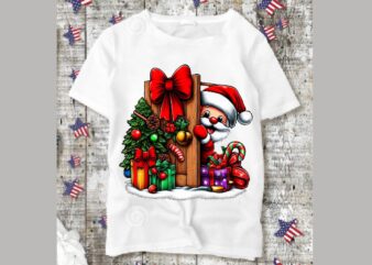 Christmas Peeking T-Shirt