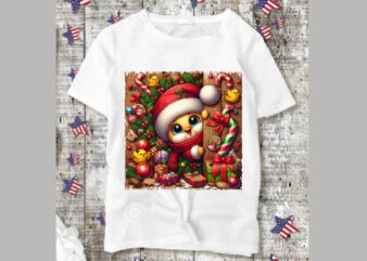 Christmas Peeking Sublimation