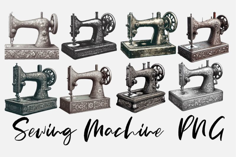 Sewing Machine PNG Sublimation