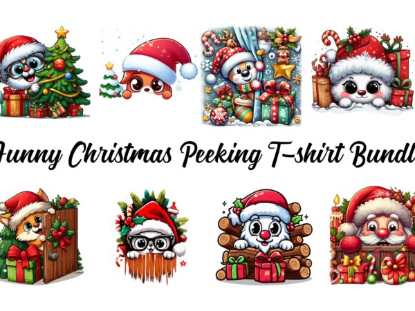 Christmas t-shirt design bundle