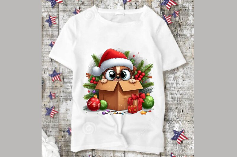 Christmas Peeking t-shirt Bundle