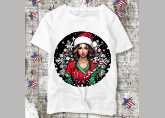 Christmas Nurse PNG Sublimation