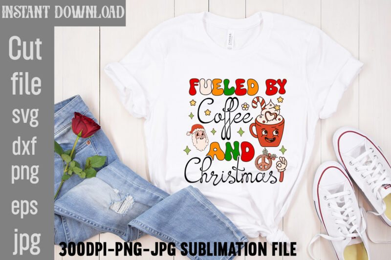 Retro Christmas PNG Sublimation Bundle,20 Designs,on Sell Design,Big Sell Design,Png Bundle,Christmas T-shirt Designs