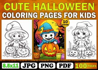 Cute Halloween Coloring Book For Kid 11