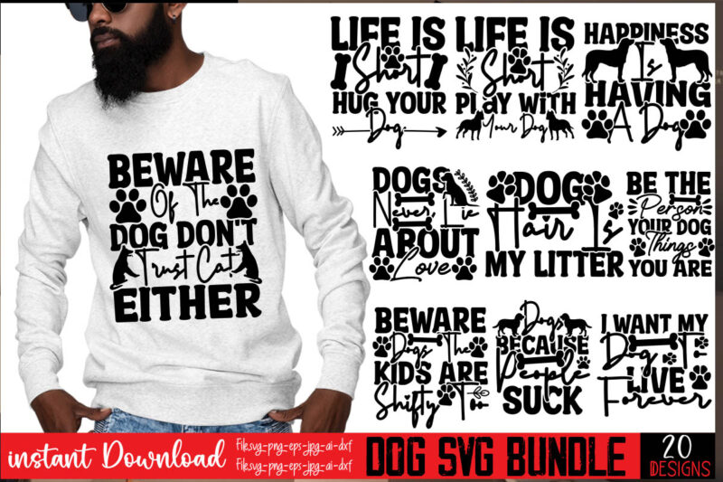 Dog T-shirt Designs Bundle,240 Designs,Big Sell Designs,On sell Designs,Dog SVG Cut file,240 Designs,Big Sell Designs,SVG bundle for Cricut,