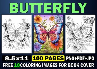 Butterfly Coloring Pages for Adults 1