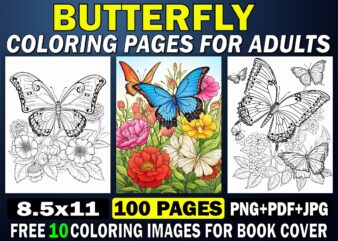 Butterfly Coloring Pages for Adults 3