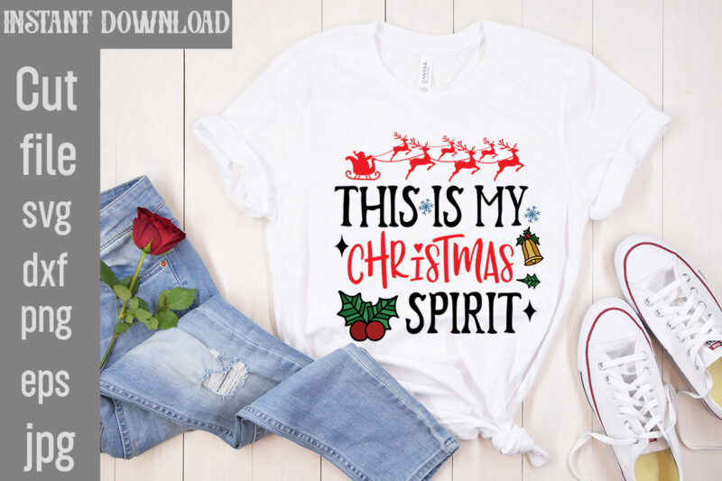 Christmas T-shirt Designs Bundle, 20 Designs,On Sell Designs,Christmas Designs Bundle,Christmas SVG Design, Christmas Tree Bundle, Christmas