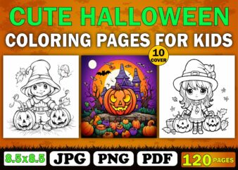 Cute Halloween Coloring Book For Kid 2