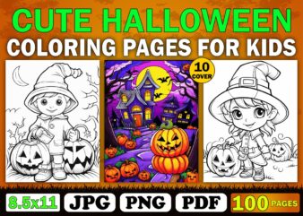 Cute Halloween Coloring Book For Kid 3