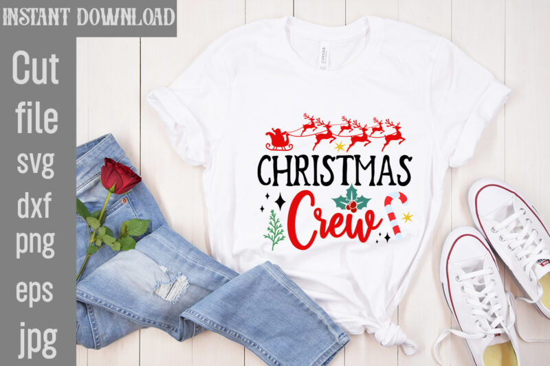 Christmas T-shirt Bundle , On sell Designs, Big Sell Designs,Christmas Vector T-Shirt Design , Santa Vector T-Shir