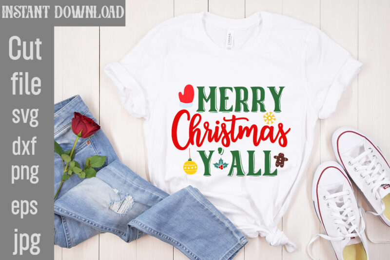 Christmas T-shirt Bundle , On sell Designs, Big Sell Designs,Christmas Vector T-Shirt Design , Santa Vector T-Shir