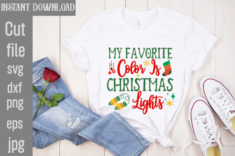 Christmas T-shirt Bundle , On sell Designs, Big Sell Designs,Christmas Vector T-Shirt Design , Santa Vector T-Shir