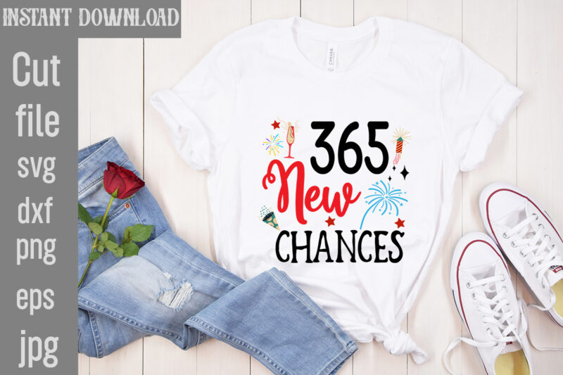 Happy New Year T-shirt Designs Bundle,20 Designs,Happy New Year SVG Bundle, Hello 2024 Svg, New Year Decoration, New Year Sign,