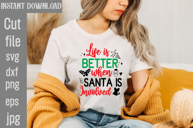 2023 Christmas T-shirt Bundle , 20 Designs ,On sell Designs, Big Sell Designs,Christmas Vector T-Shirt Design , Santa Vector T-Shir