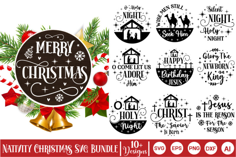 Christmas T-Shirt Bundle, Christmas Mega Bundle, Christmas T-Shirt Mega Bundle,