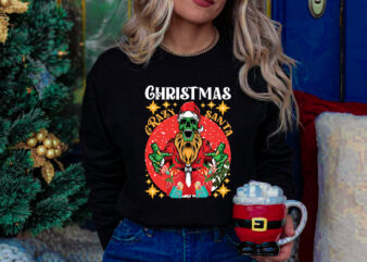 Crazy Christmas Santa SVG Cut File , Crazy Christmas Santa T-shirt design , Crazy Christmas Santa vector design . christmas 2023 .