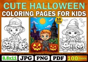 Cute Halloween Coloring Book For Kid 6