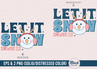 Winter Snowman Sublimation PNG & EPS t shirt design for sale