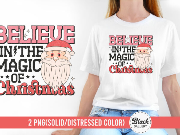 Retro christmas png sublimation t shirt design online