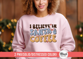 Christmas Coffee T-Shirt Design