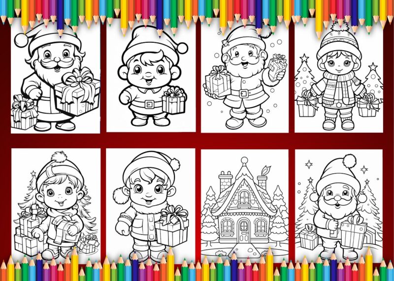 Christmas Coloring Pages for Kids 1