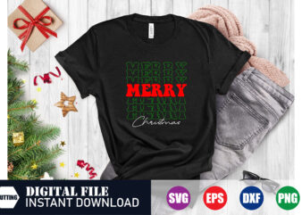 Merry Christmas, Christmas T-shirts, Merry, Christmas 2023, wave design, Svg Design, funny svg, Festive Season, Happy Holidays