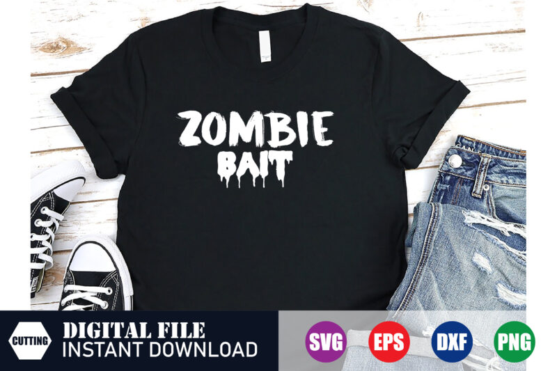 Zombie bait, Zombie Shirts, Zombie Design, womens tops, custom shirts, Festive Season, Happy Holidays