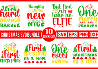 Festive T-Shirt Design SVG Bundle for a Merry Christmas!